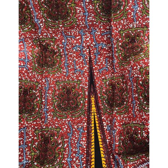 6 yards wholesale African Print Fabric/ Ankara kente multi color print - Picture 1 of 1